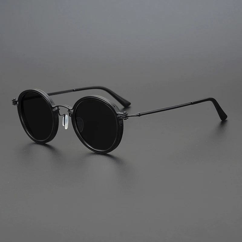 Herren Sonnenbrille | Retro | Rundes Design | Sommer