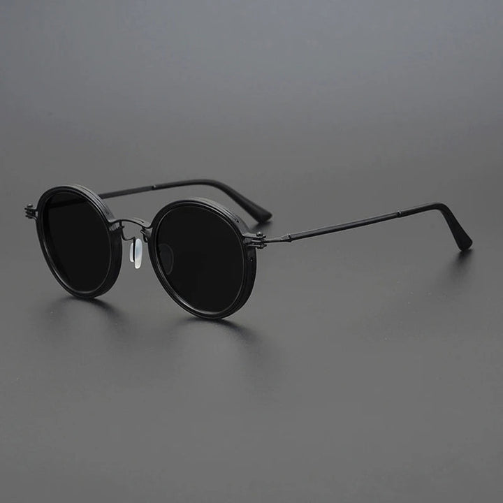 Herren Sonnenbrille | Retro | Rundes Design | Sommer