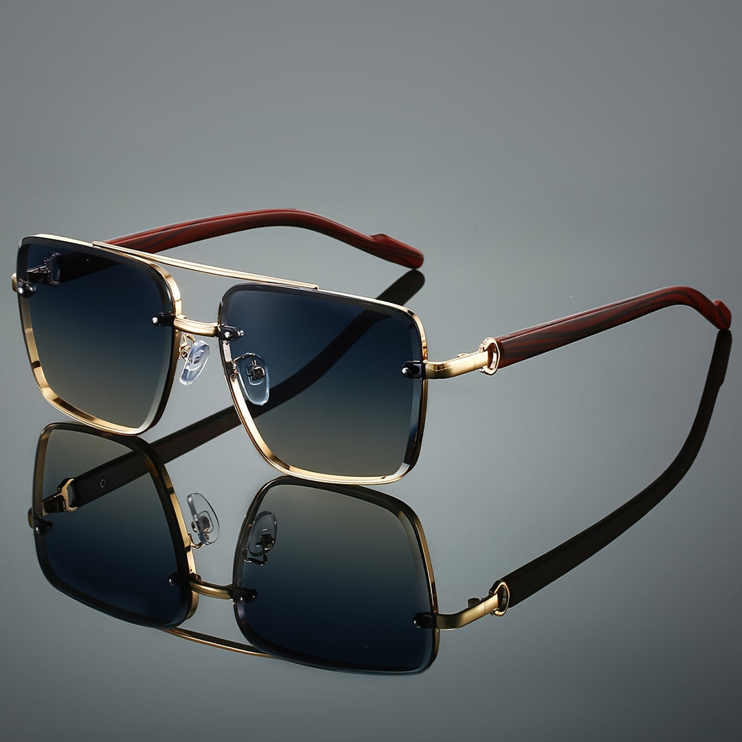 Herren Sonnenbrille | Elegant | Mit Bügel | Sommer Kantig