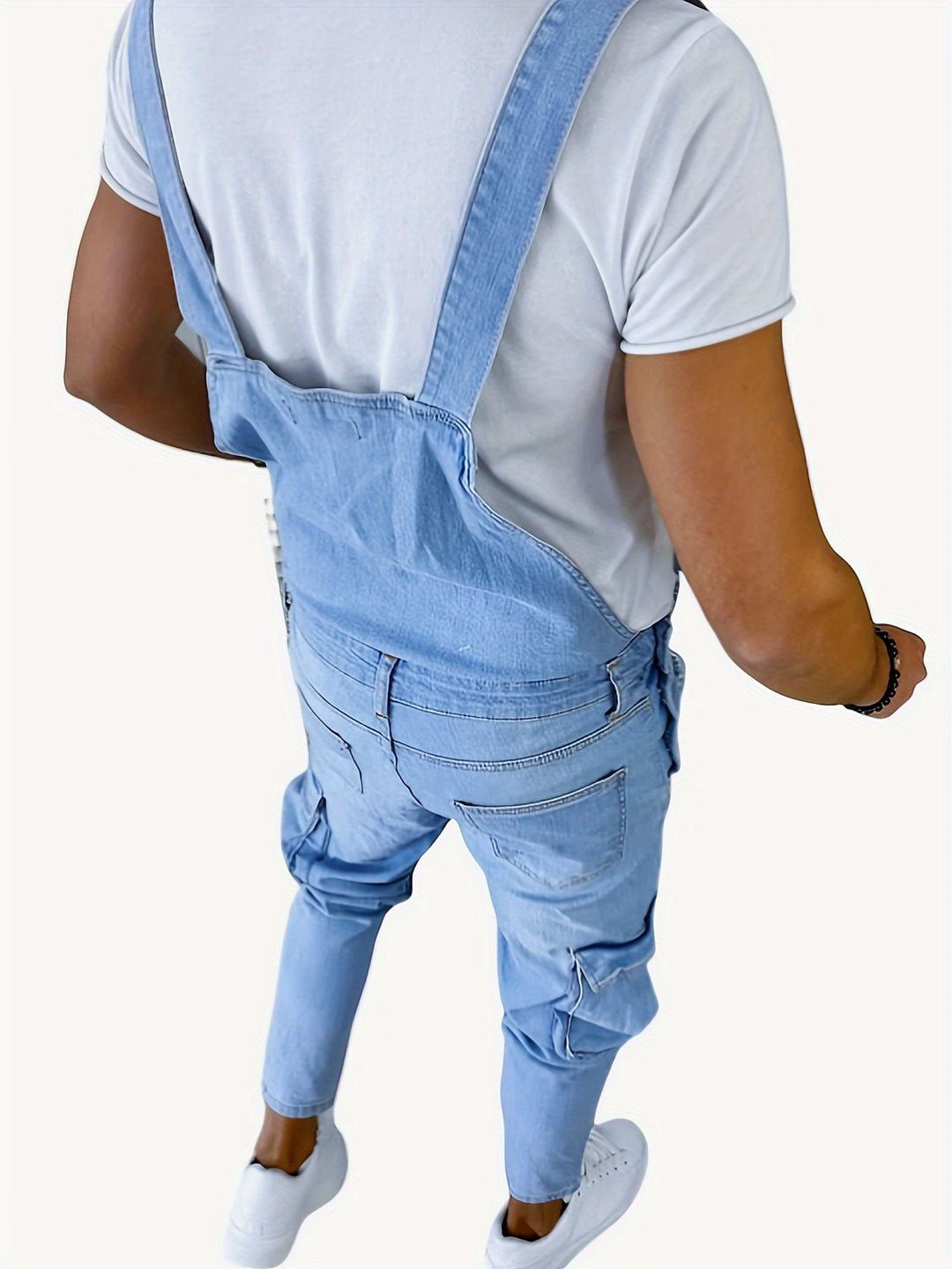 Herren Latzhose | Slimfit | Mit Knöpfen | Sommer