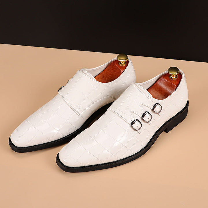 Herren Schuhe | Elegant Stil | Mit Schnalle | Retro Sommer