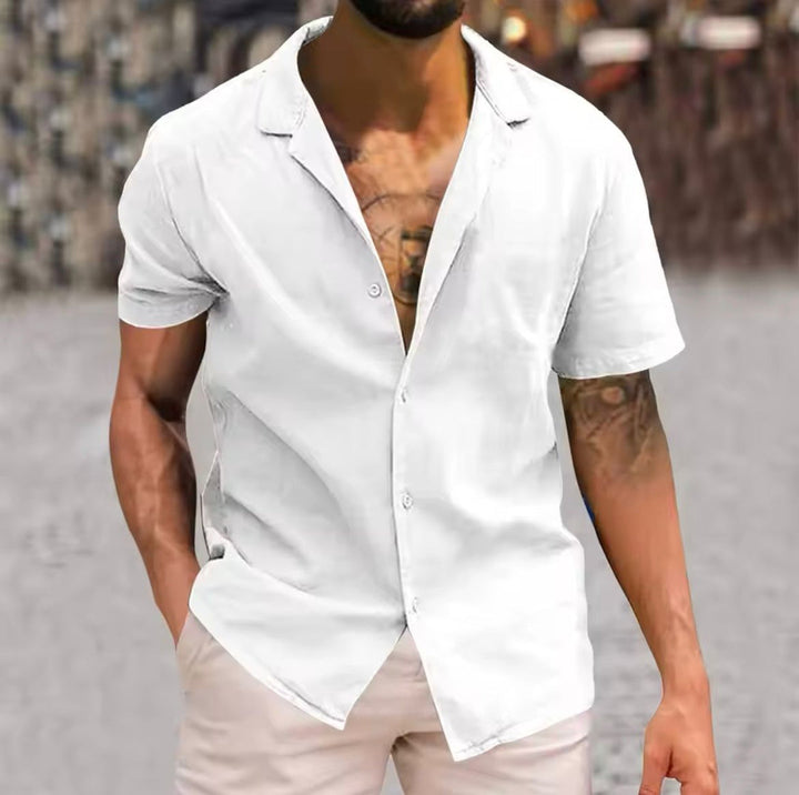 Herren Shirt | Slimfit | Mit Knöpfen | Sommer