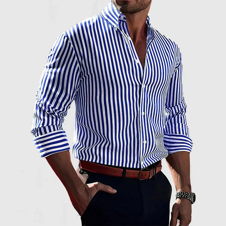 Herren Hemd | Straight | Mit Knöpfen | Sommer