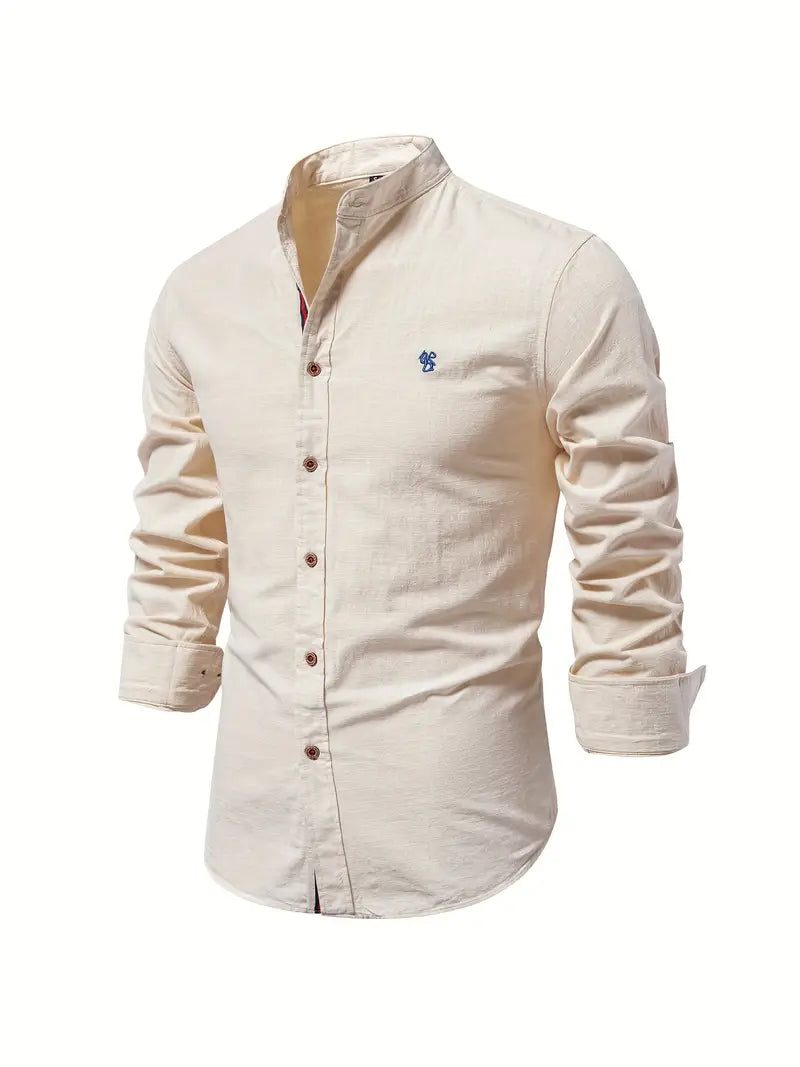 Herren Shirt | Slimfit | Mit Knopfleiste | Business Alltag Frühling