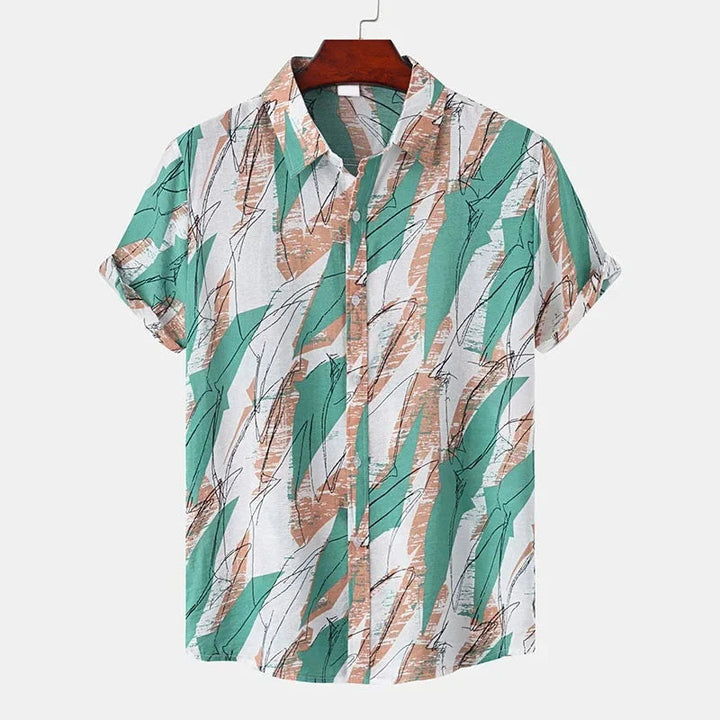 Herren Shirt | Grafikmuster | Kurzarm | Sommer