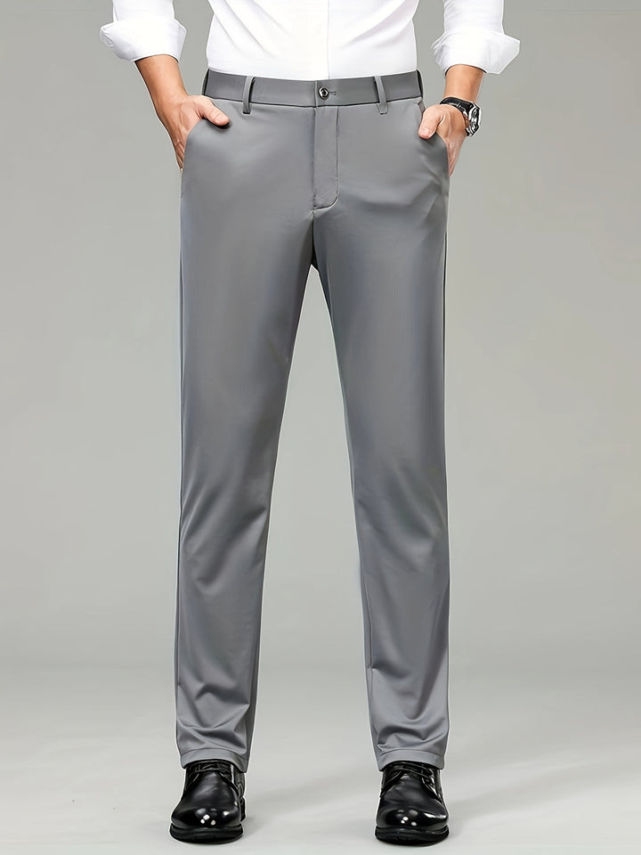 Herren Hose | Slimfit | Knopfverschluss | Frühling Elegant