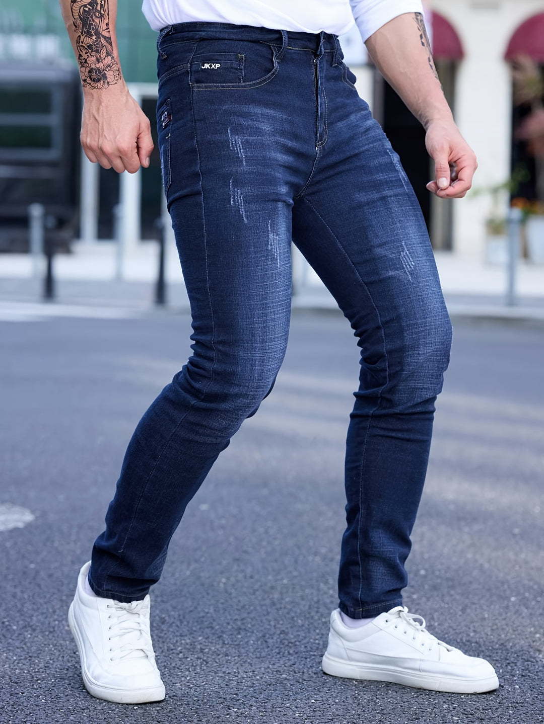 Herren Skinny Fit Jeans | Leicht & Bequem | Stilvolle Denim für Alle Jahreszeiten