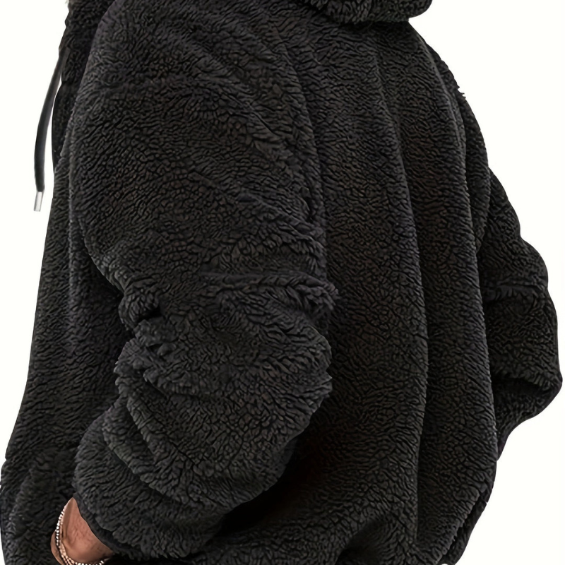 Winterjacke Herren | Warmes & Stilvolles Design | Jacke Herren mit Plüschkapuze