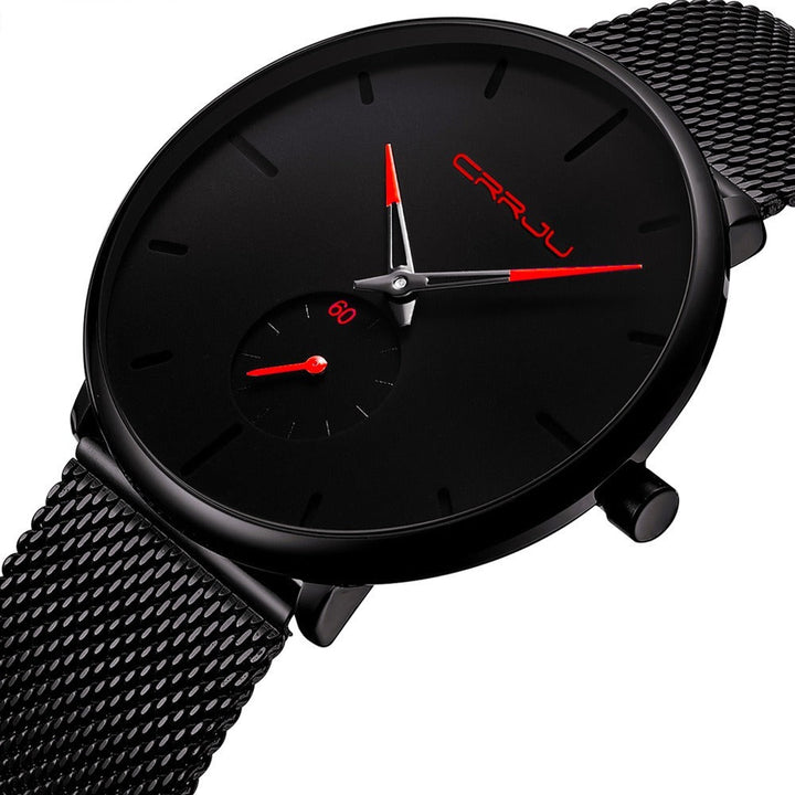 Herren Uhr | Minimalistisch | Meshband | Sommer Pulse
