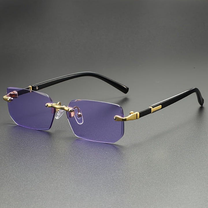 Herren Sonnenbrille | Retro | Ohne Rahmen | Sommer Minimal