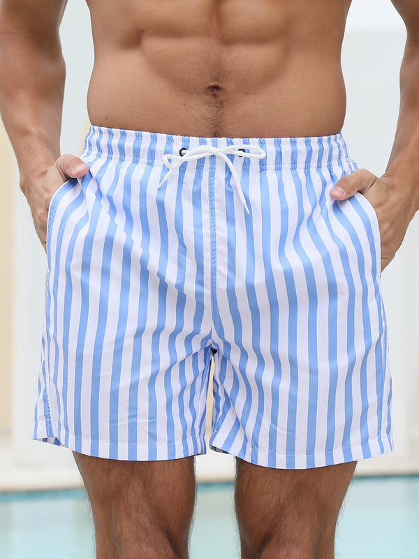 Herren Badehose | Straight | Kordelzug | Sommer