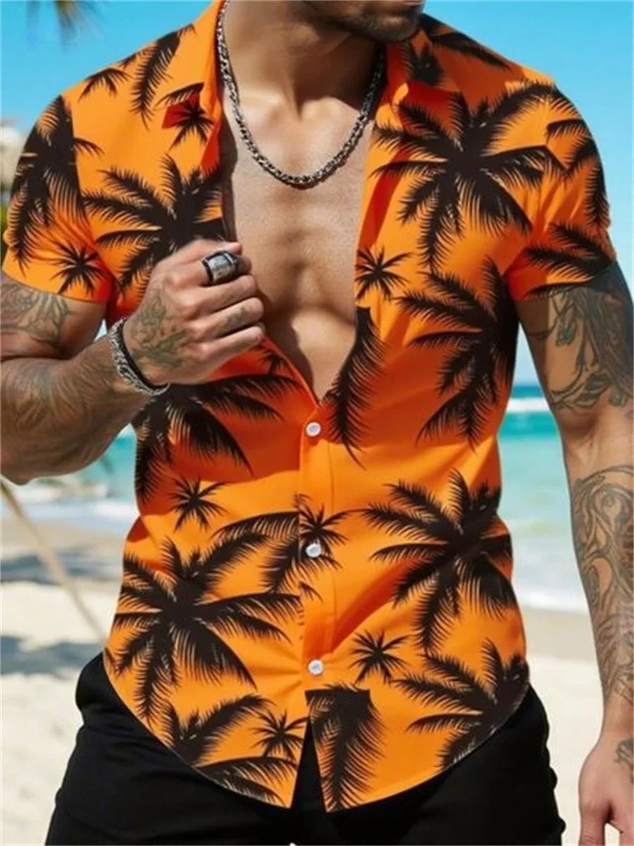 Herren Shirt | Slim Fit | Mit Knöpfen | Sommer