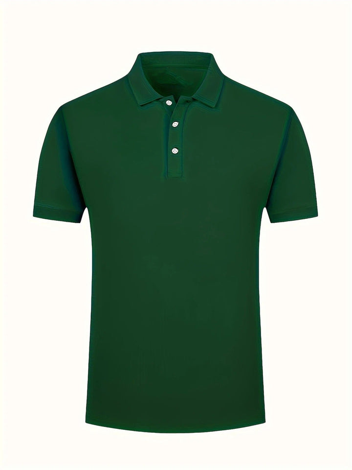 Herren Polo | Einfarbig | Kurze Ärmel & Reverskragen | Lässiger Look