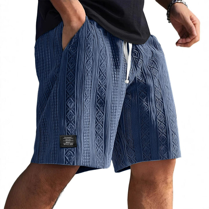 Herren Shorts | Locker | Mit Kordelzug Texture | Sommer