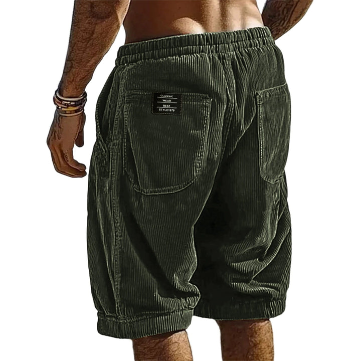 Herren Shorts | Straight | Mit Kordelzug Label | Sommer