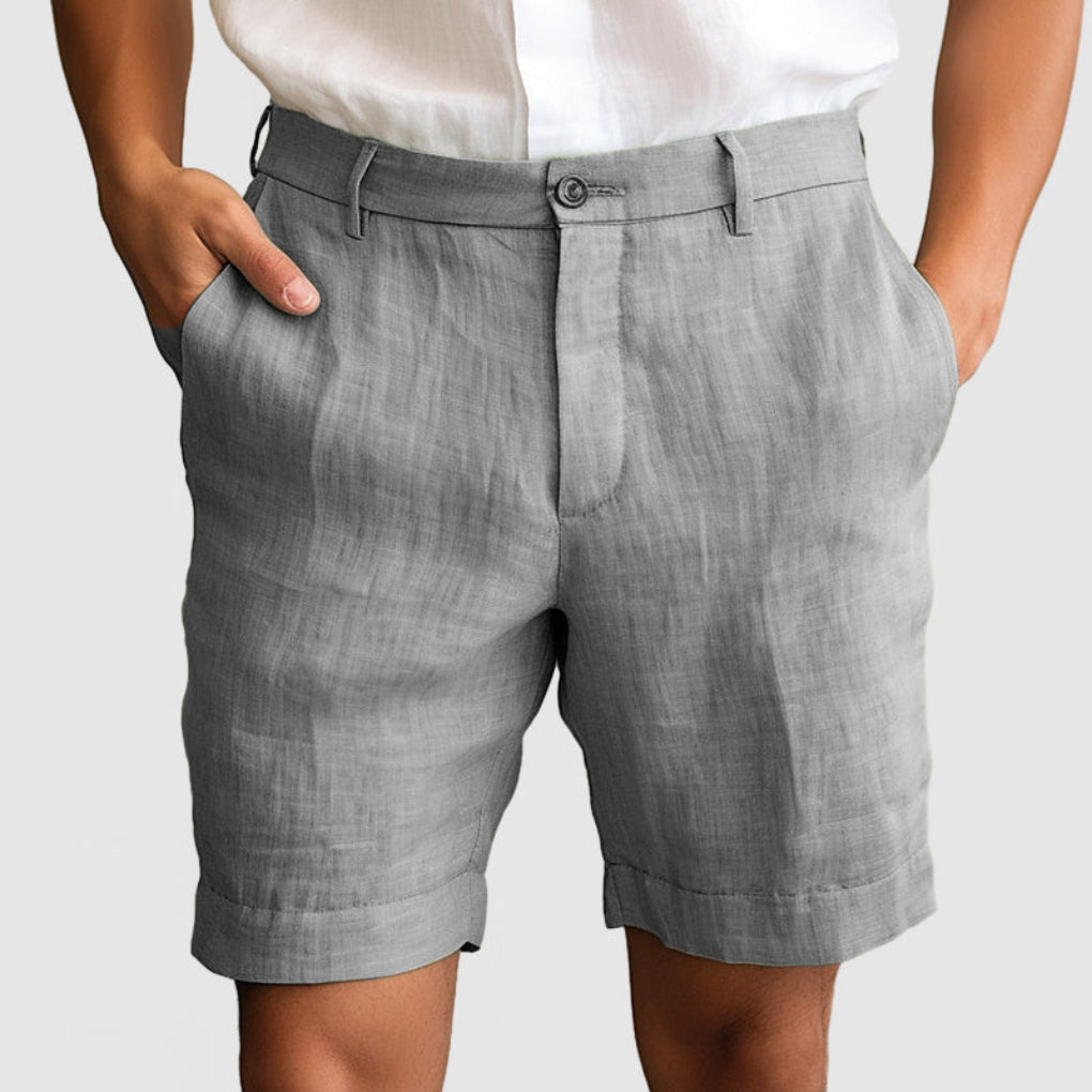 Herren Shorts | Straight | Mit Knopf | Sommer