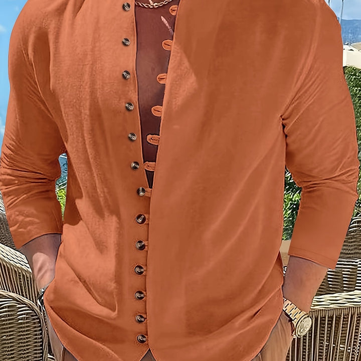 Herren Hemd | Slim Fit | Knopfleiste | Sommer