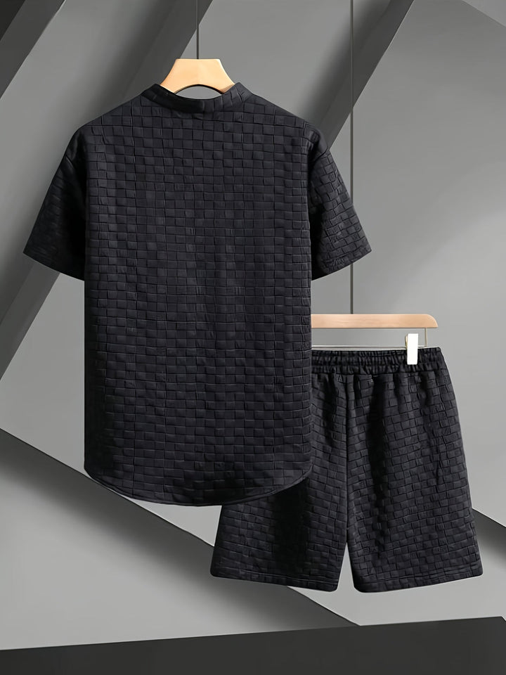 Herren Set | Casual Stil | Kurzarm Kombi | Relax Sommer
