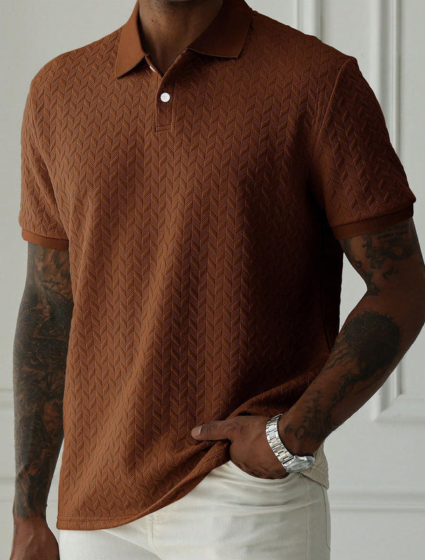 Herren Poloshirt | Elegant | Mit Knopfleiste | Sommer