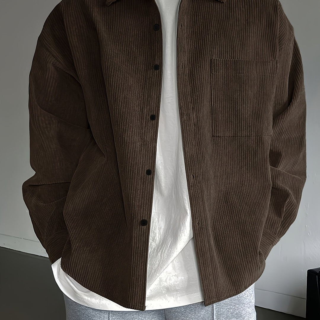 Herren Hemd | Oversized | Knopfleiste | Sommer