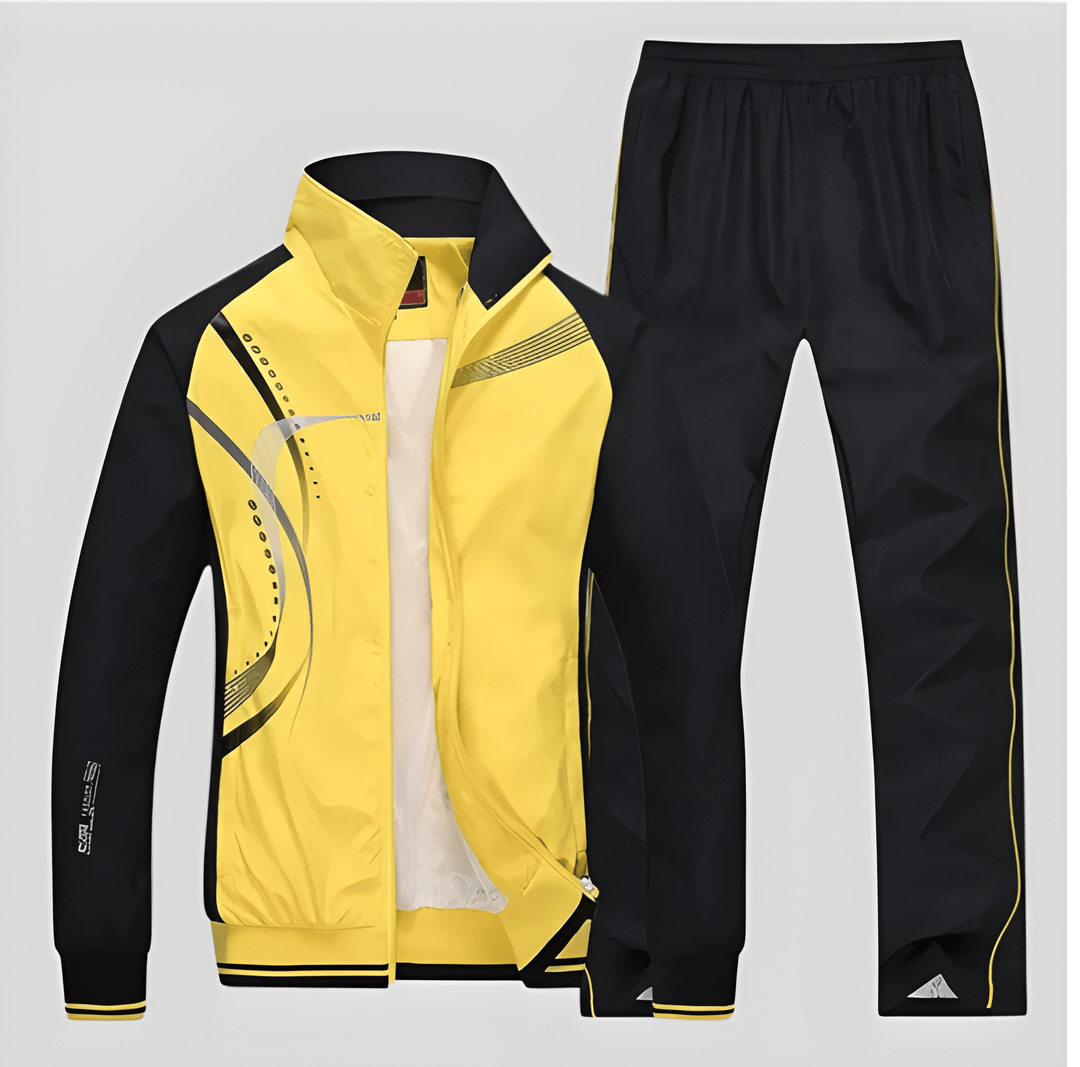 Herren Trainingsanzug | Zweiteiliges Set | Lässiger Sportlook | Polyester