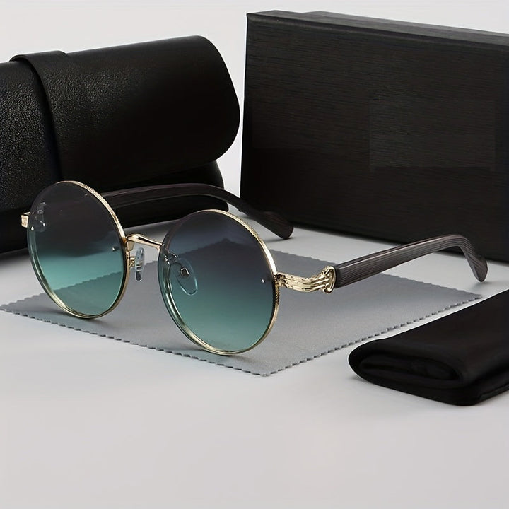 Herren Sonnenbrille | Retro | Rund Design | Sommer