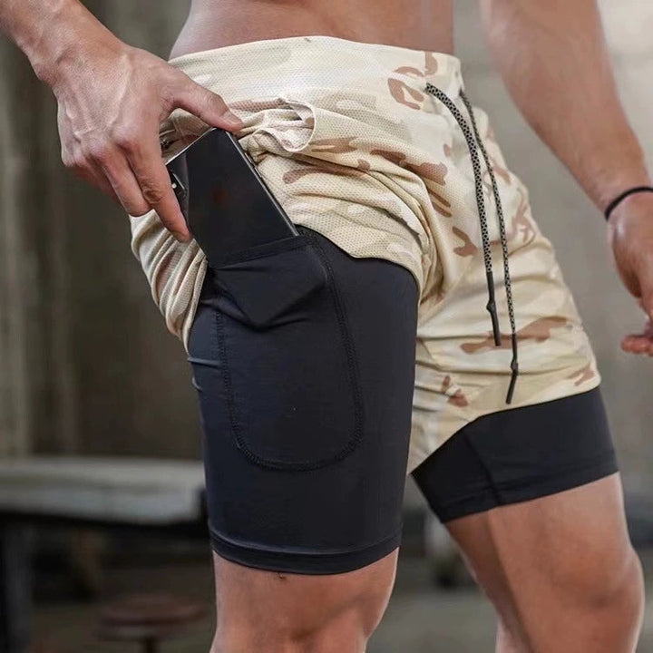 Herren Shorts | Sport | Mit Binnenhose Hybrid | Sommer
