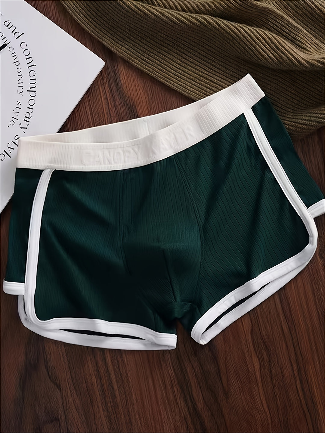 Herren Shorts | Straight | Elastischer Bund | Sommer Gerippt