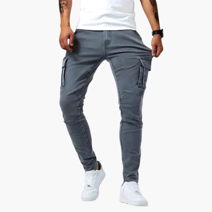 Herren Cargohose | Slimfit | Mit Taschen | Herbst