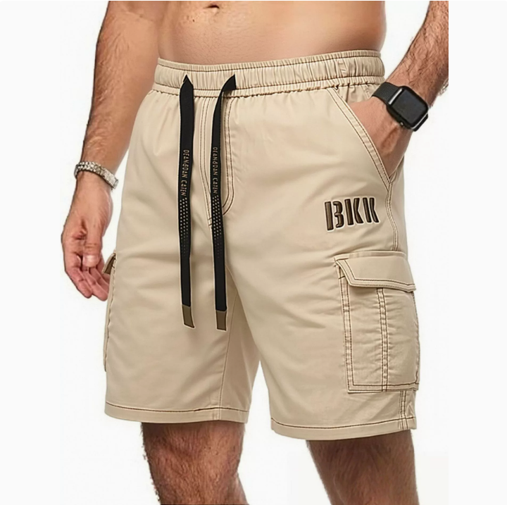 Herren Shorts | Cargo | Elastischer Bund | Sommer
