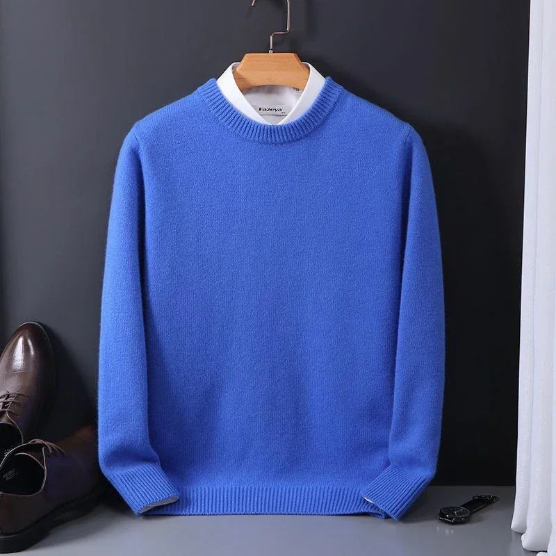 Pullover Herren | Kaschmir Pullover Style | Regular Fit Rundhals