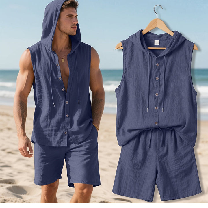 Herren Set | Elegant | Mit Kapuze | Sommer