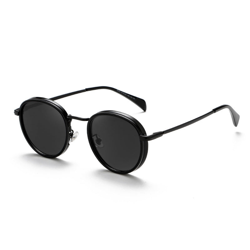 Herren Sonnenbrille | Retro | Rundes Gestell | Sommer Orbit