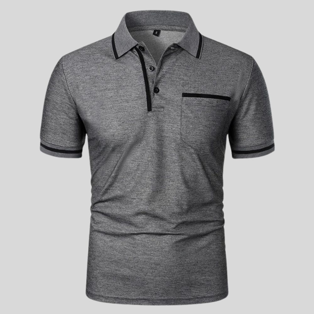 Herren Polohemd | Schmale Passform | Mit Knopfleiste | Sommer