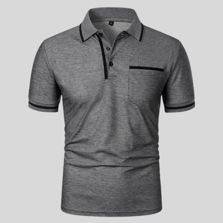Herren Polohemd | Schmale Passform | Mit Knopfleiste | Sommer