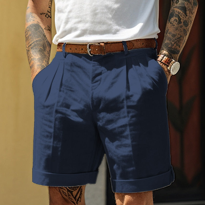 Herren Shorts | Straight | Hohe Taille | Sommer