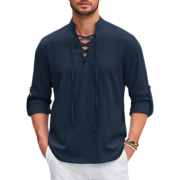 Herren Top | Straight | Mit Schnürung | Sommer