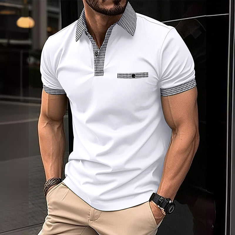 Herren Polohemd | Schmale Passform | Mit Knopfleiste | Sommer