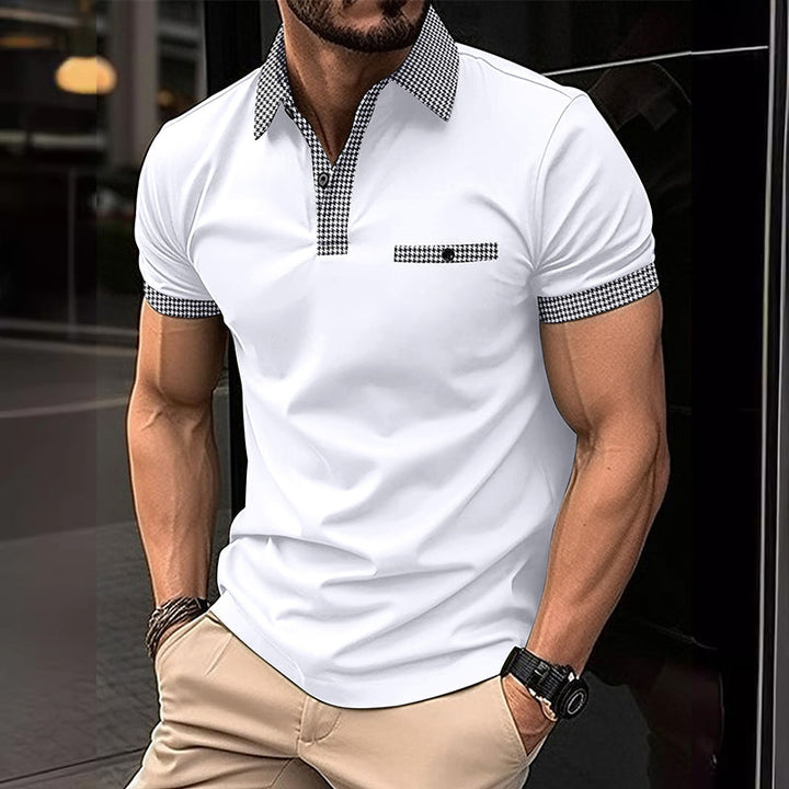 Herren Polohemd | Schmale Passform | Mit Knopfleiste | Sommer