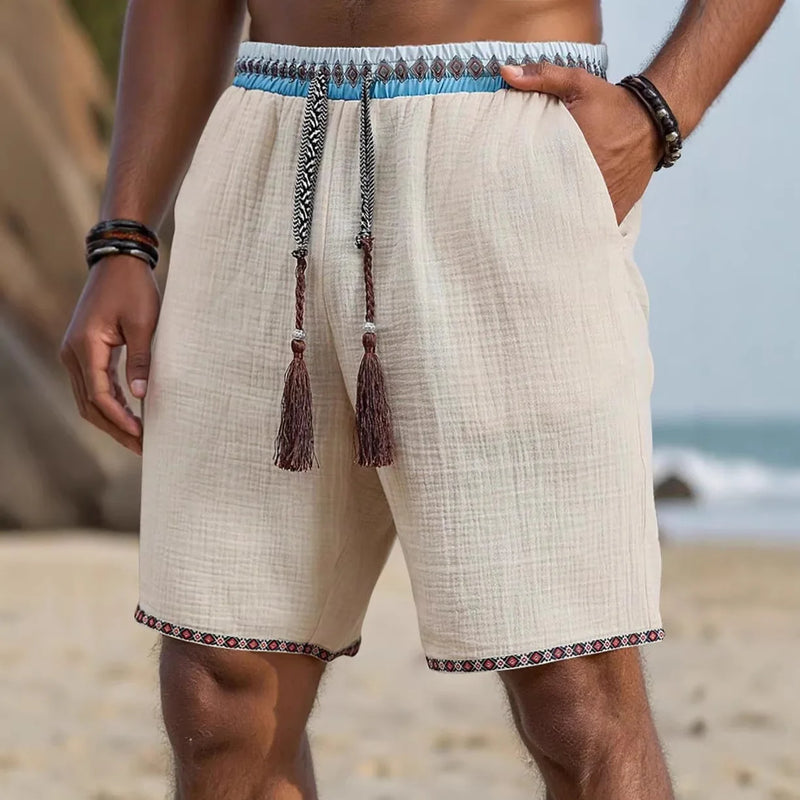 Herren Shorts | Retro | Mit Kordelzug | Sommer