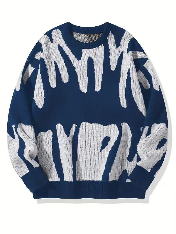 Sweatshirt Herren | Modischer Strickpullover | Trendige Kleider