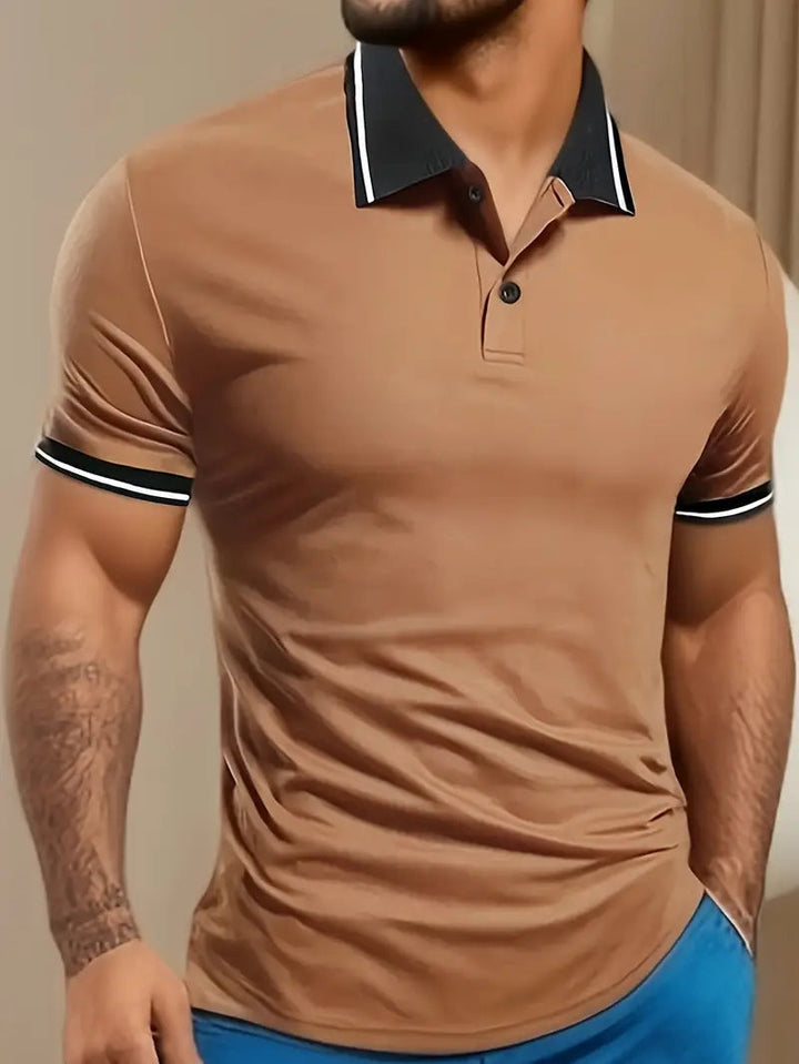Herren Polohemd | Gerade Passform | Mit Knopfleiste | Sommer