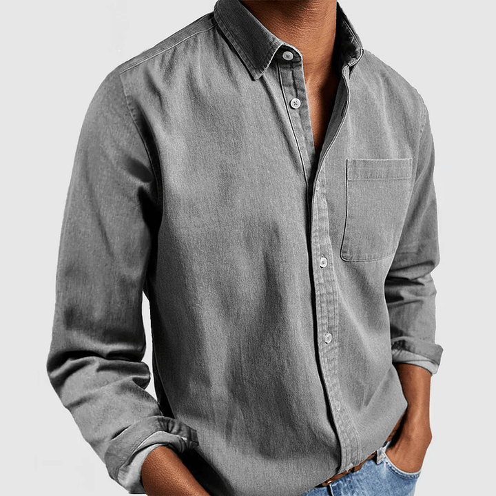 Herren Hemd | Casual Urban | Mit Knöpfen | Sommer