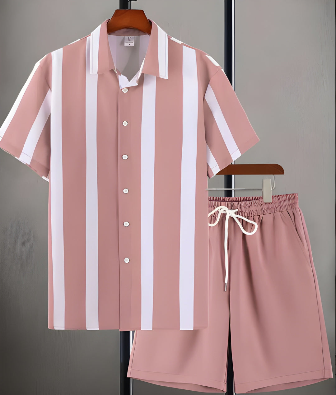 Herren Set | Oversized | Mit Knopfleiste | Sommer Urban
