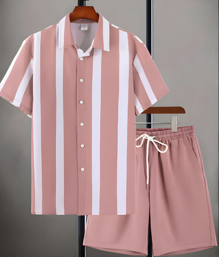 Herren Set | Oversized | Mit Knopfleiste | Sommer Urban
