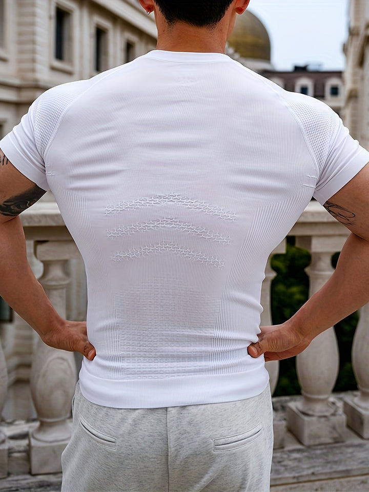 Herren Sportshirt | Slimfit | Kurzarm | Sommer