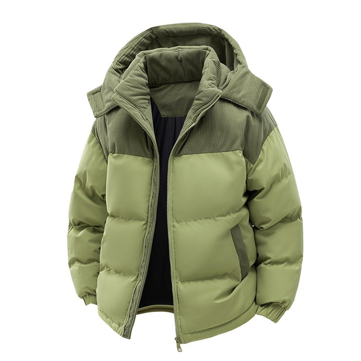 Winterjacke Herren | Gefütterte Kapuzenjacke | Outdoor Jacke Herren