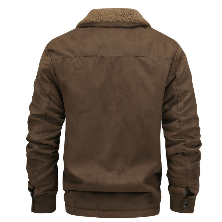 Winterjacke Herren | Warme Outdoor Jacke | Mit Taschen & Kragen