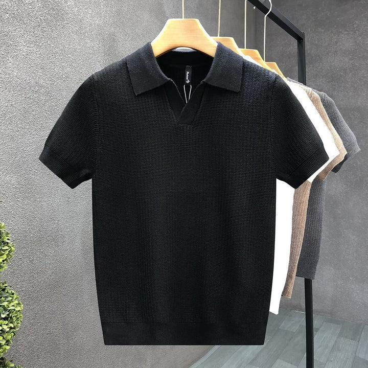 Herren Polo | Slimfit | Kurze Ärmel Knit | Sommer