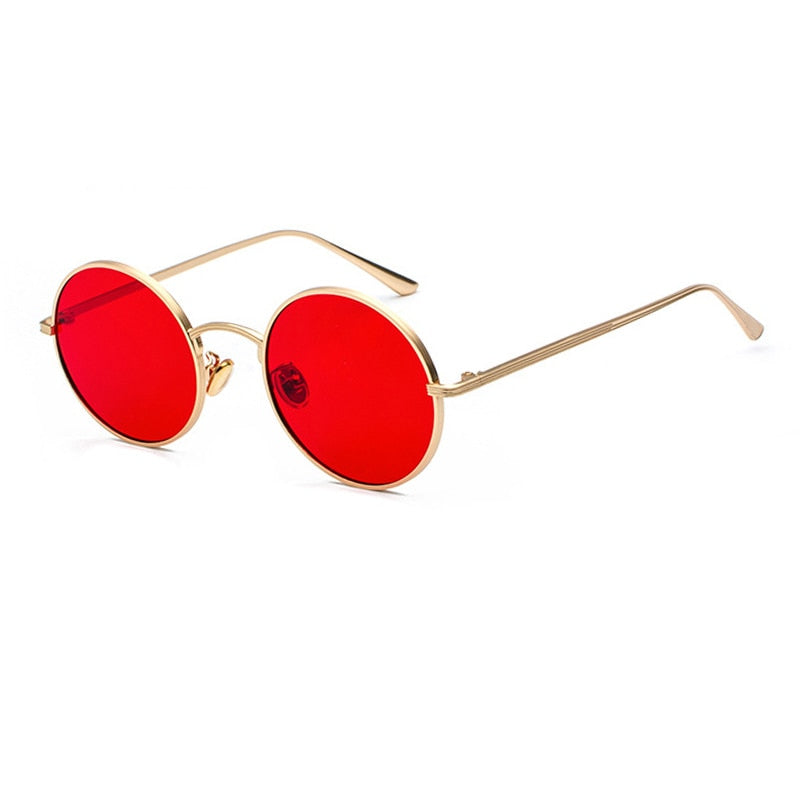 Herren Sonnenbrille | Retro Vintage | Rundes Gestell | Sommer